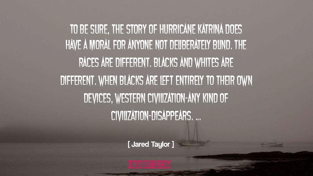 Hurricane Katrina quotes by Jared Taylor