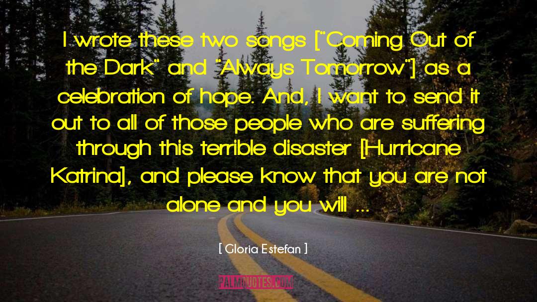 Hurricane Katrina quotes by Gloria Estefan