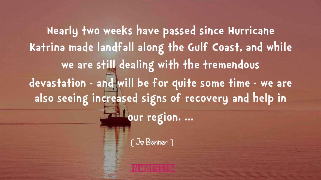 Hurricane Katrina quotes by Jo Bonner