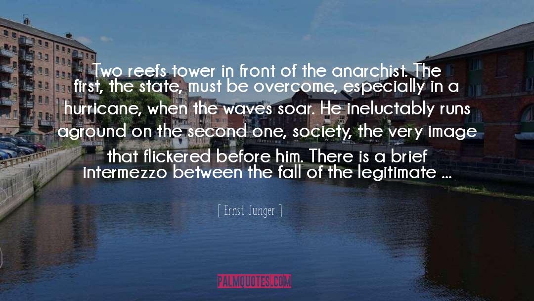 Hurricane quotes by Ernst Junger