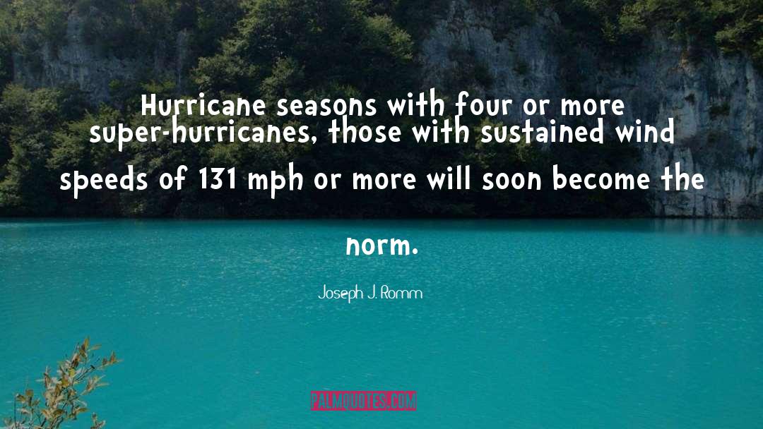 Hurricane quotes by Joseph J. Romm