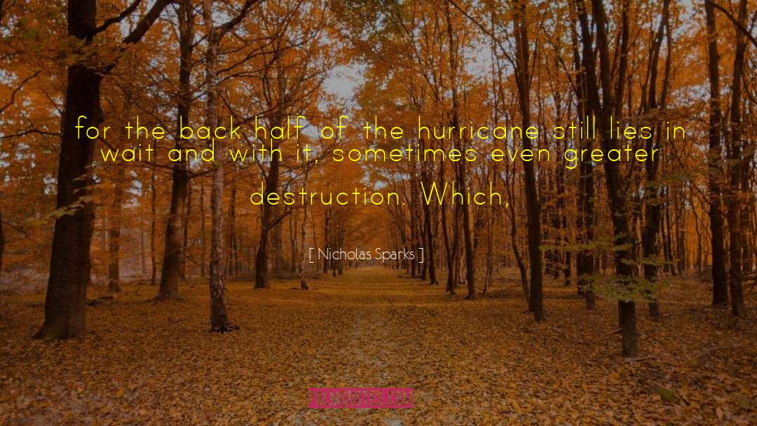 Hurricane quotes by Nicholas Sparks