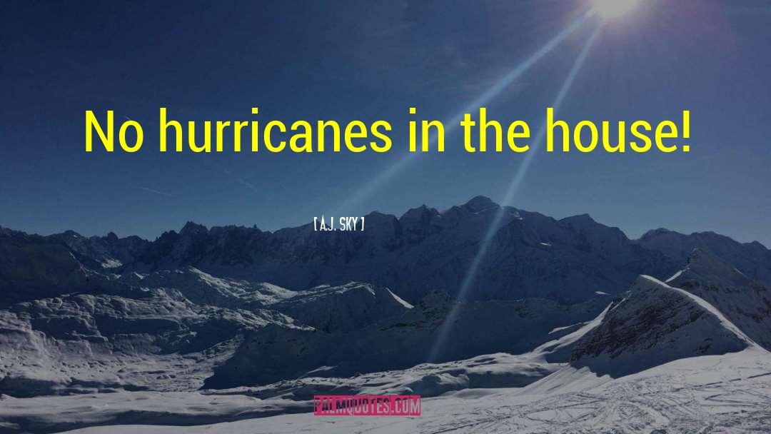 Hurricanes quotes by A.J. Sky