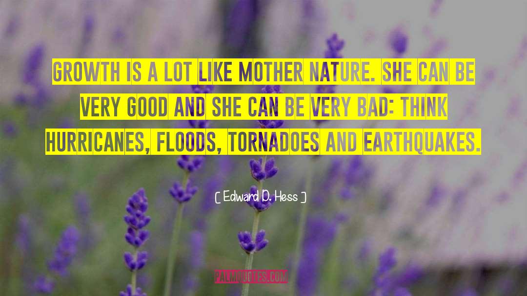 Hurricanes quotes by Edward D. Hess