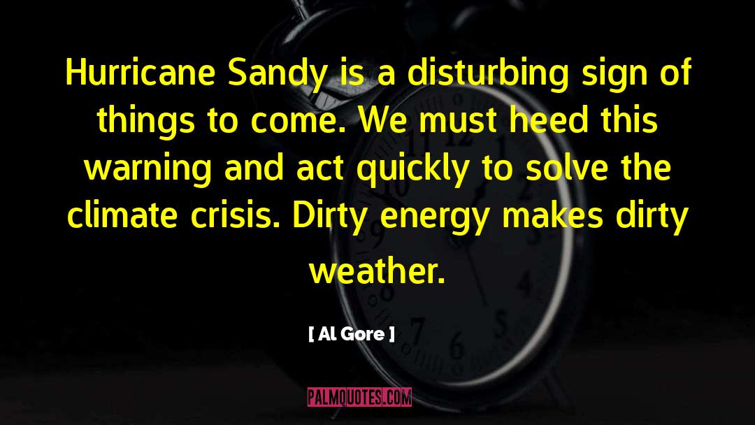 Hurricanes quotes by Al Gore