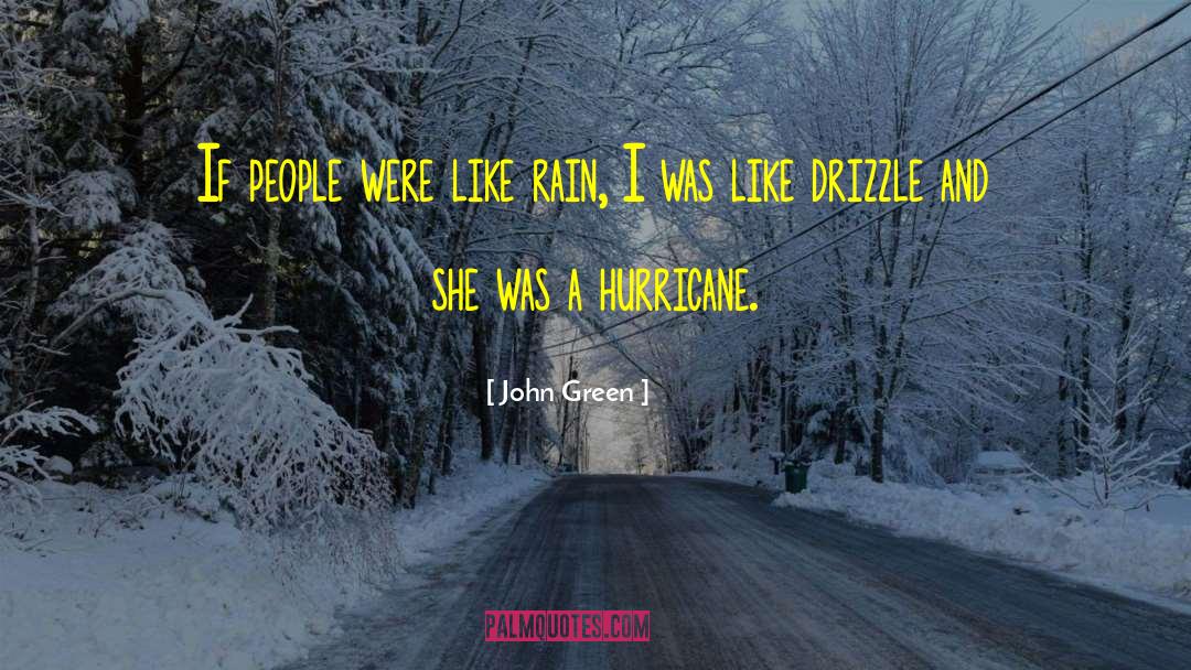 Hurricanes quotes by John Green