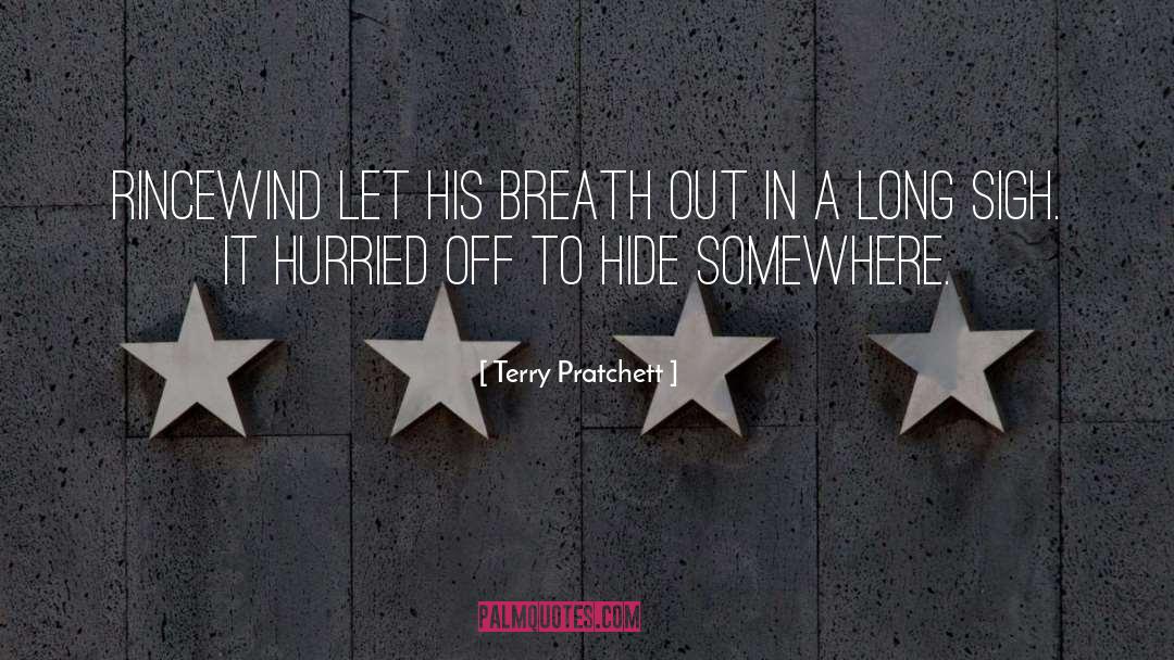 Hurried quotes by Terry Pratchett