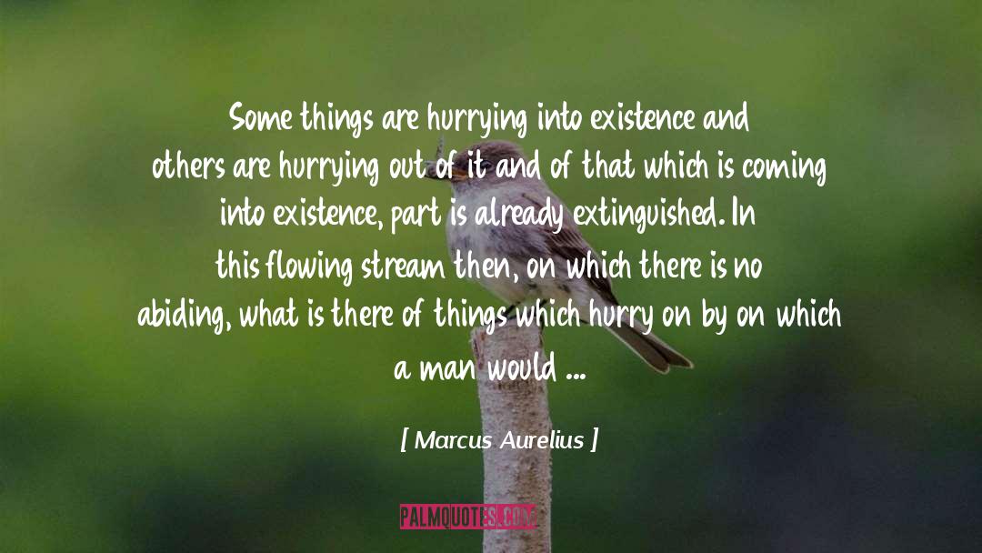 Hurrying quotes by Marcus Aurelius