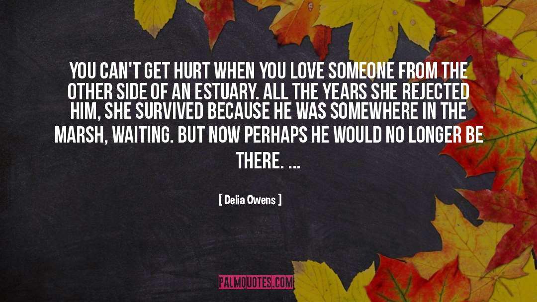 Hurt From Someone quotes by Delia Owens