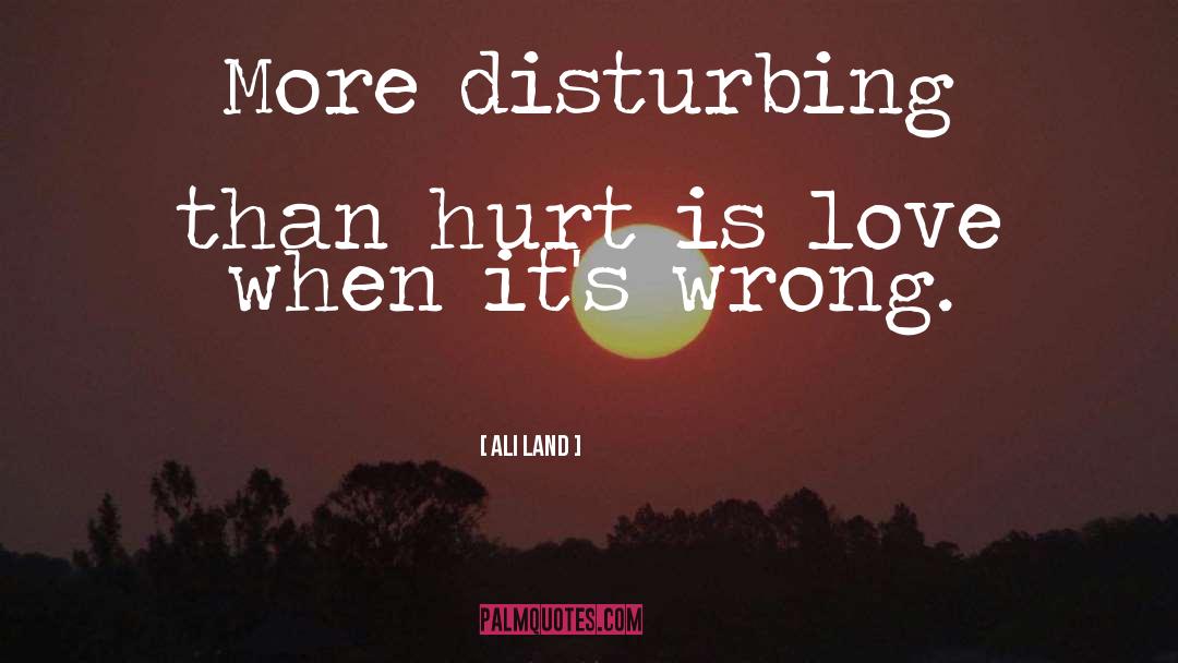 Hurt Insulting Love quotes by Ali Land