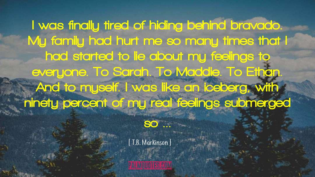 Hurt Me quotes by T.B. Markinson