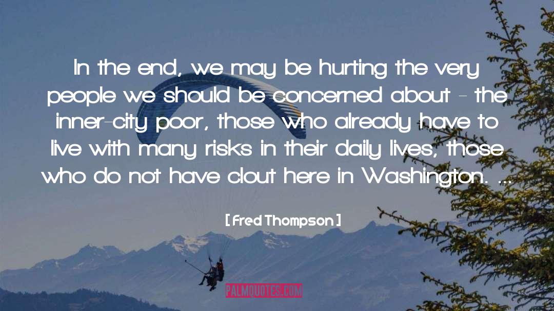 Hurt People quotes by Fred Thompson