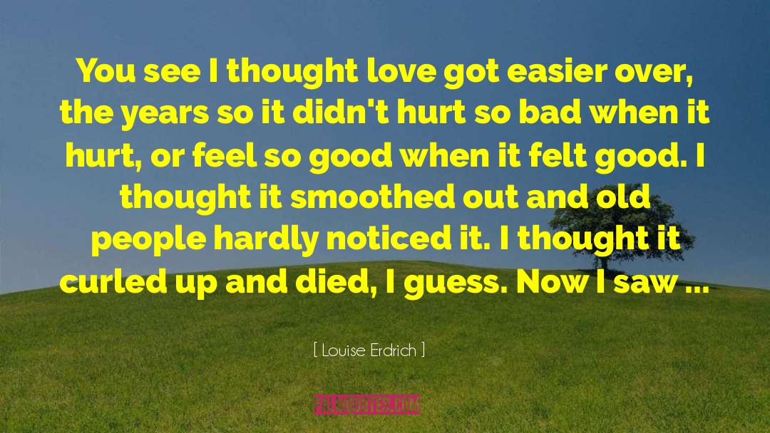 Hurt So Bad quotes by Louise Erdrich