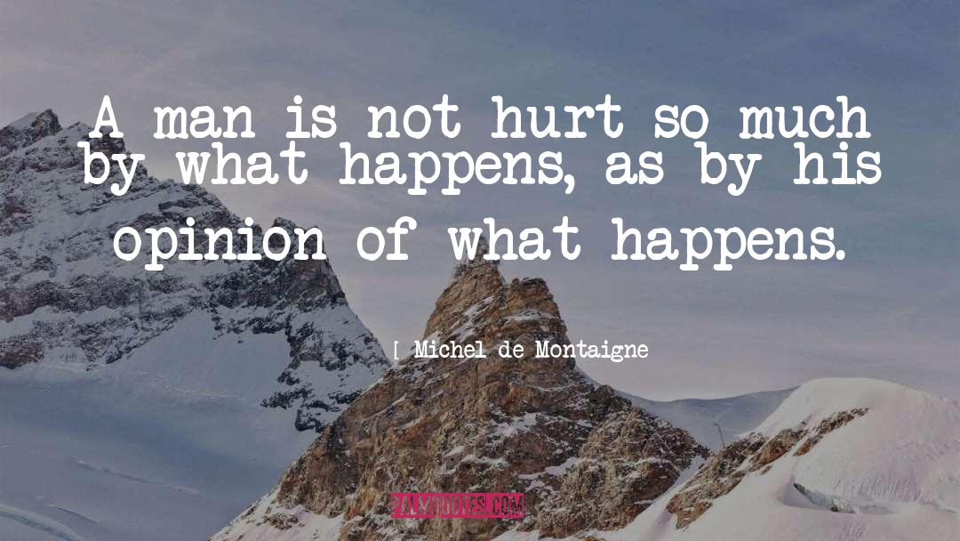 Hurt So Much quotes by Michel De Montaigne