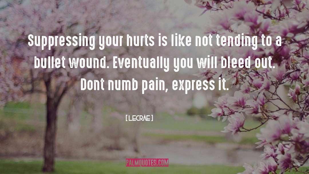 Hurt Wound Graceling Fire quotes by LeCrae