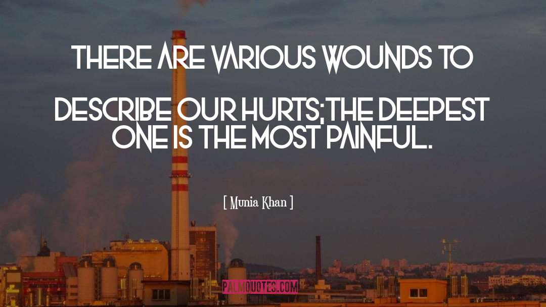 Hurt Wound Graceling Fire quotes by Munia Khan