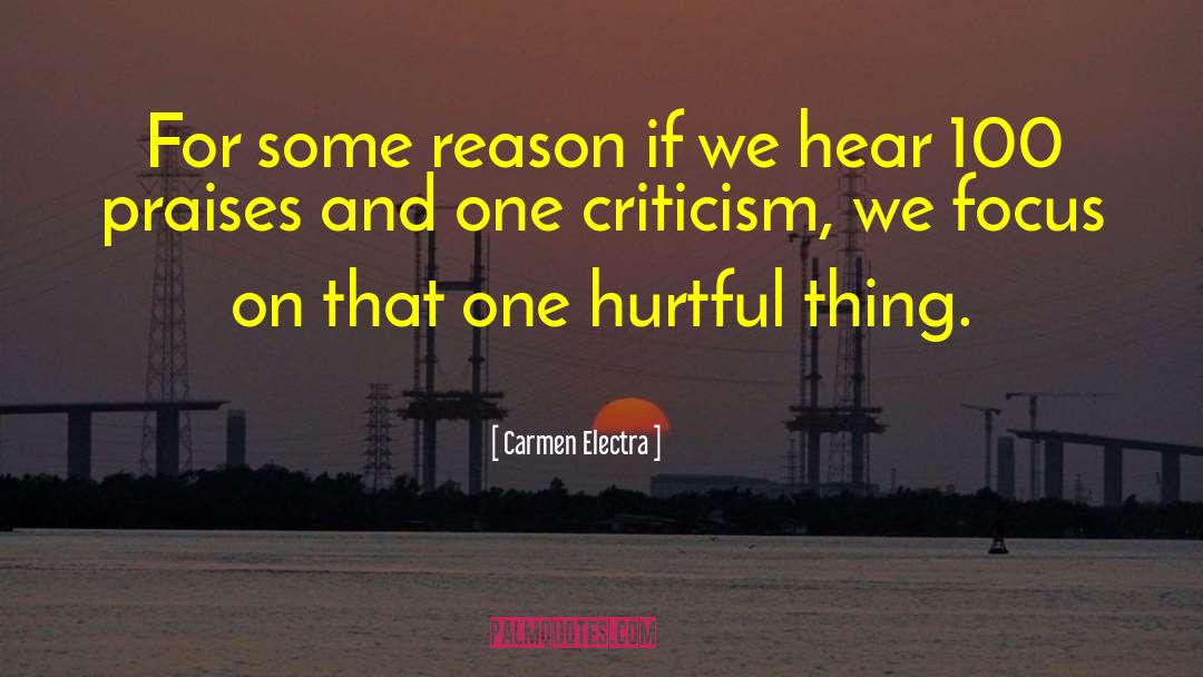 Hurtful Things quotes by Carmen Electra
