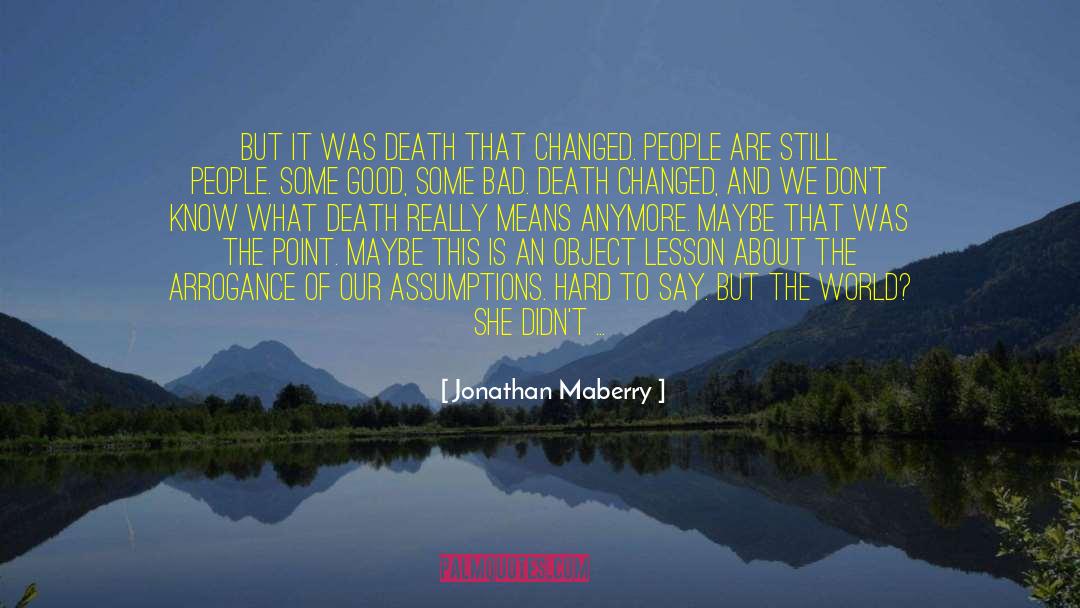 Hurting Myself quotes by Jonathan Maberry