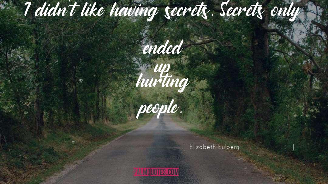 Hurting People quotes by Elizabeth Eulberg