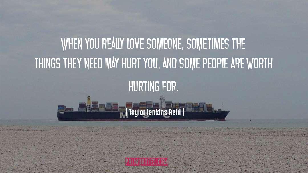 Hurting quotes by Taylor Jenkins Reid