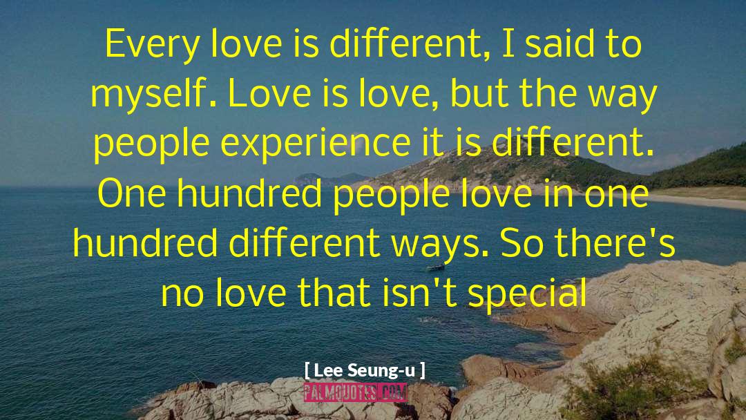 Hurting The One U Love quotes by Lee Seung-u