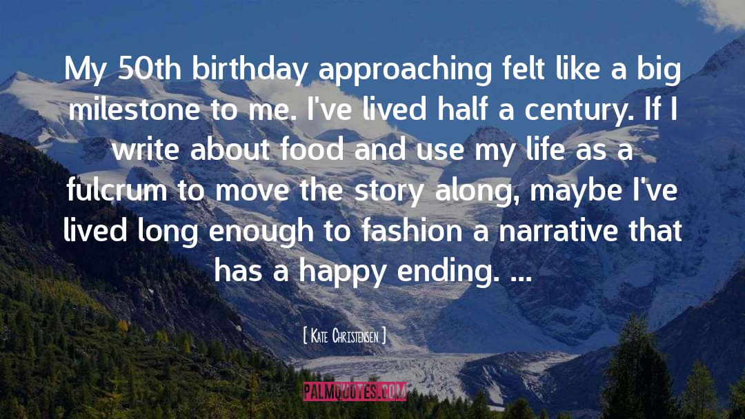 Husband 50th Birthday quotes by Kate Christensen