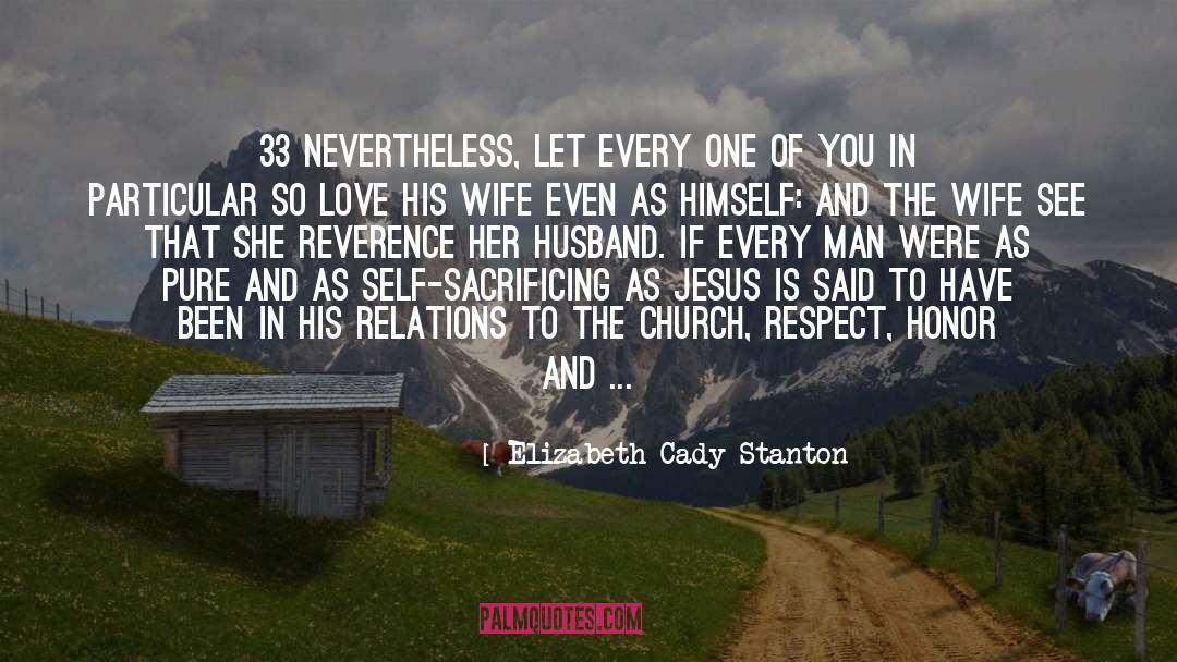 Husband And Wife Death quotes by Elizabeth Cady Stanton