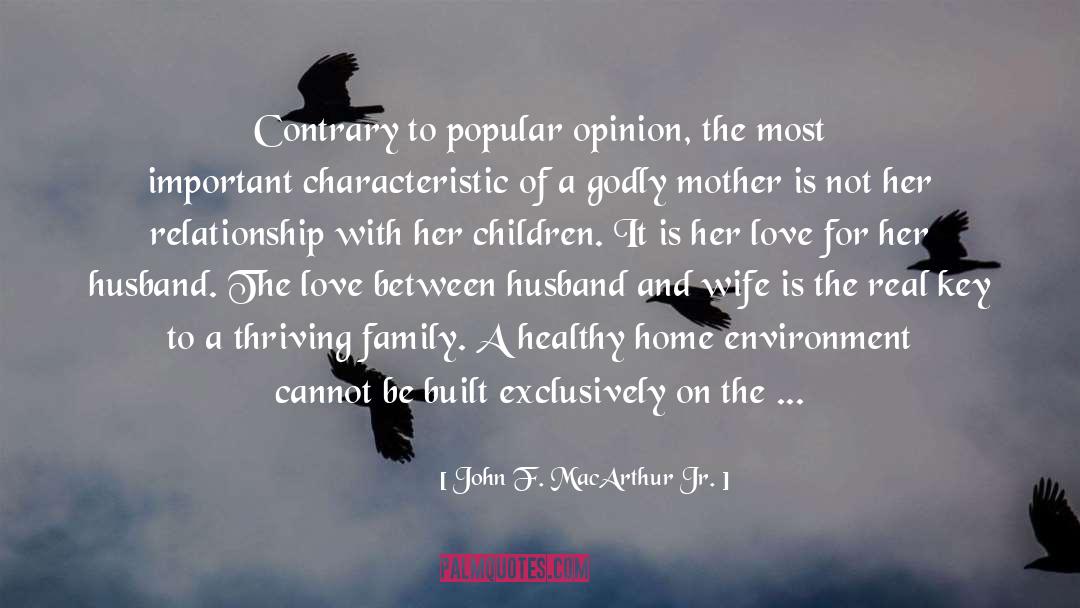 Husband And Wife quotes by John F. MacArthur Jr.
