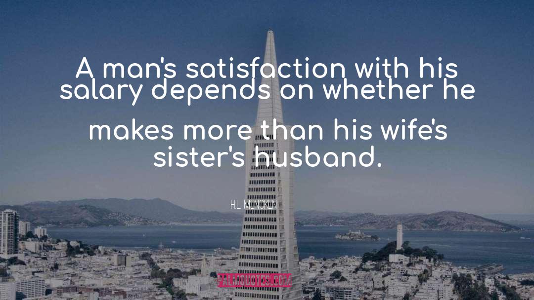 Husband Expectation From Wife quotes by H.L. Mencken