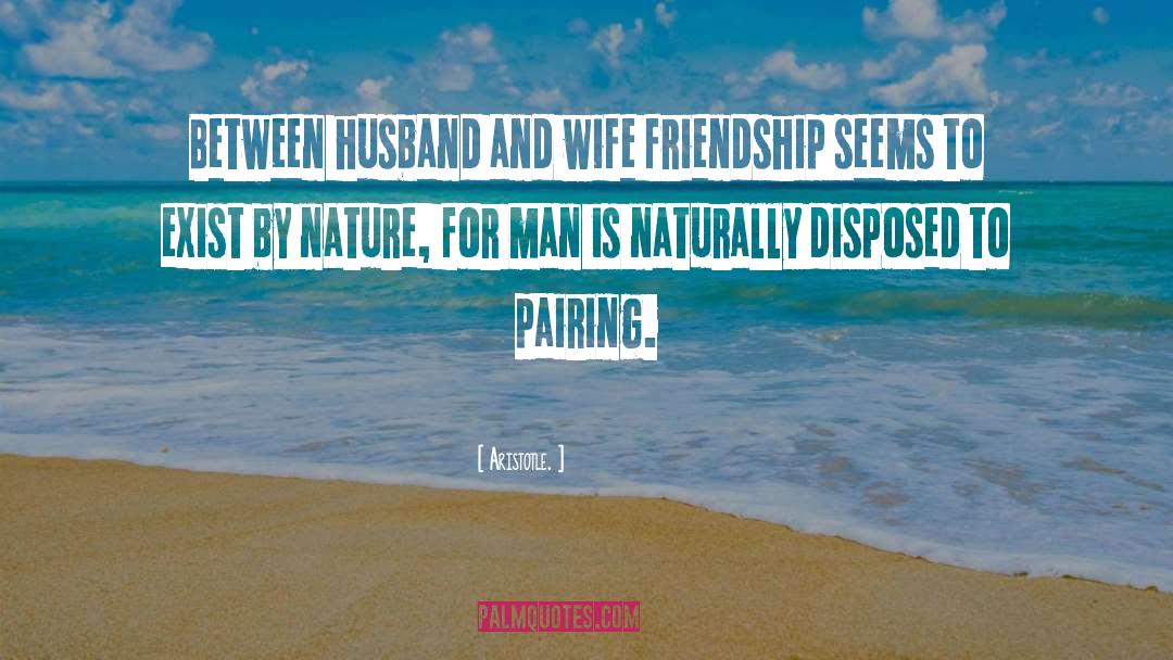 Husband Expectation From Wife quotes by Aristotle.