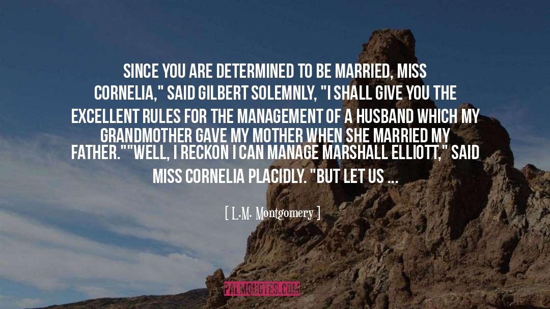 Husband quotes by L.M. Montgomery
