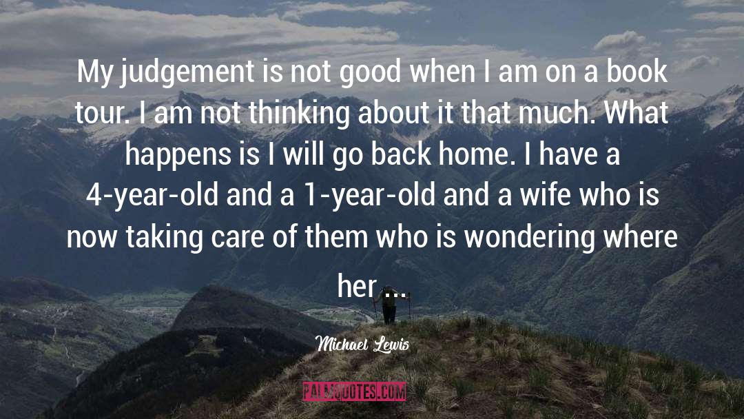 Husband quotes by Michael Lewis
