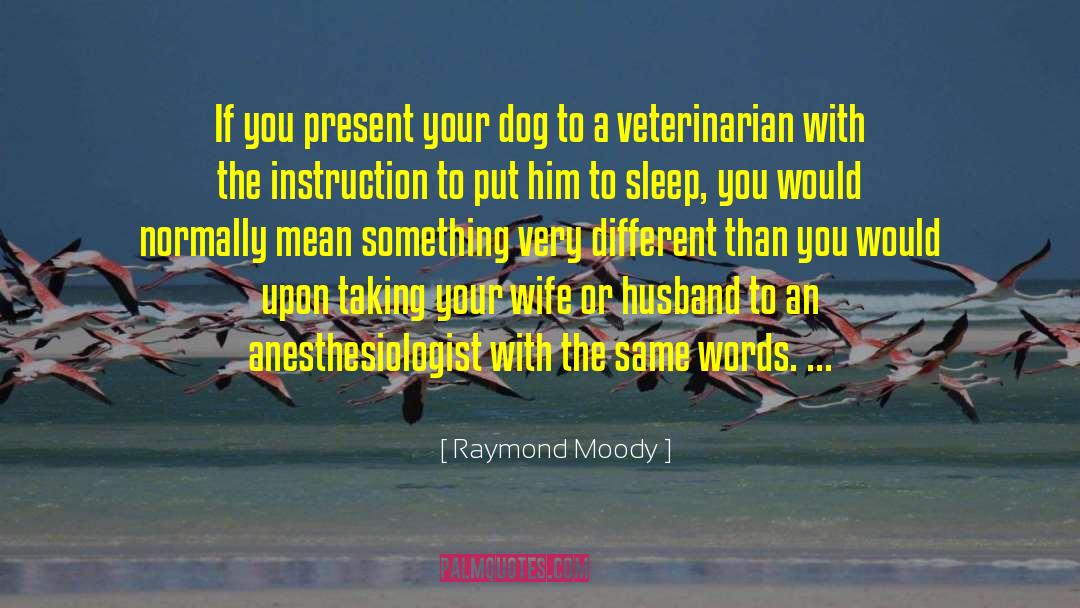 Husband Wife Problem Solution quotes by Raymond Moody