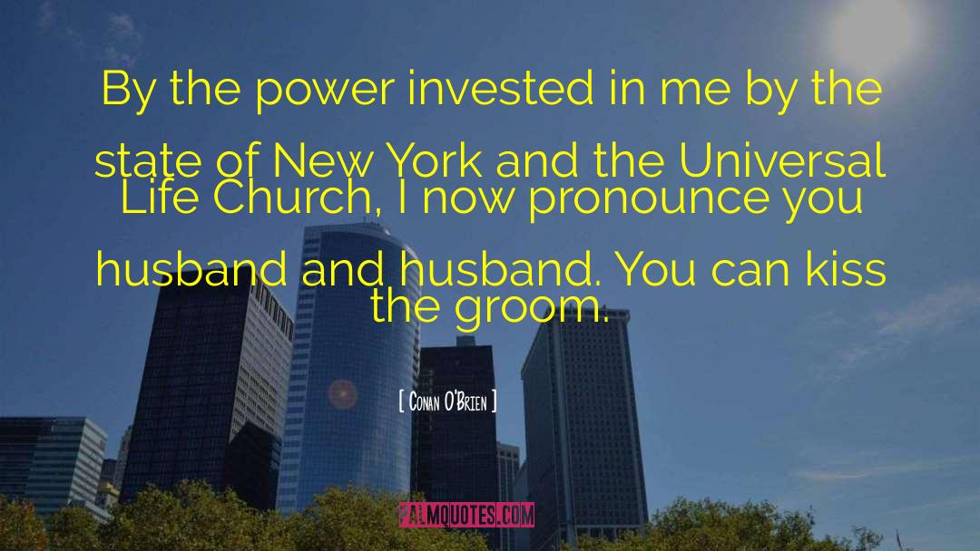 Husband Wife quotes by Conan O'Brien