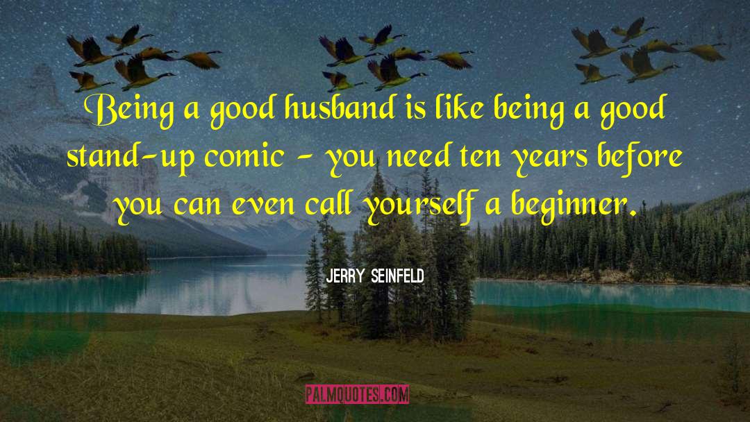 Husband Wife quotes by Jerry Seinfeld