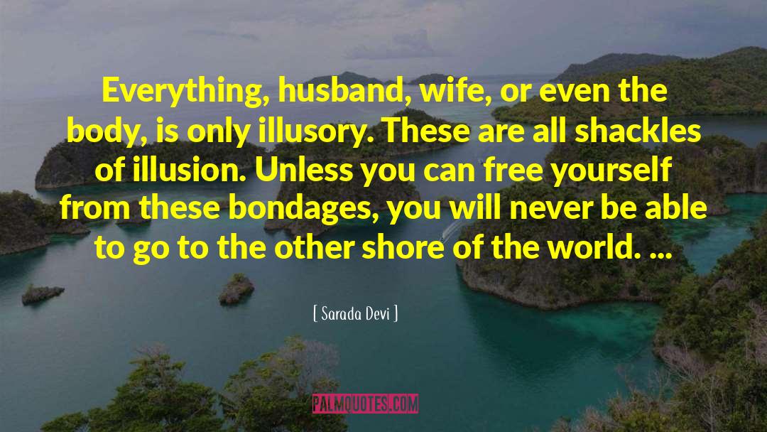 Husband Wife quotes by Sarada Devi