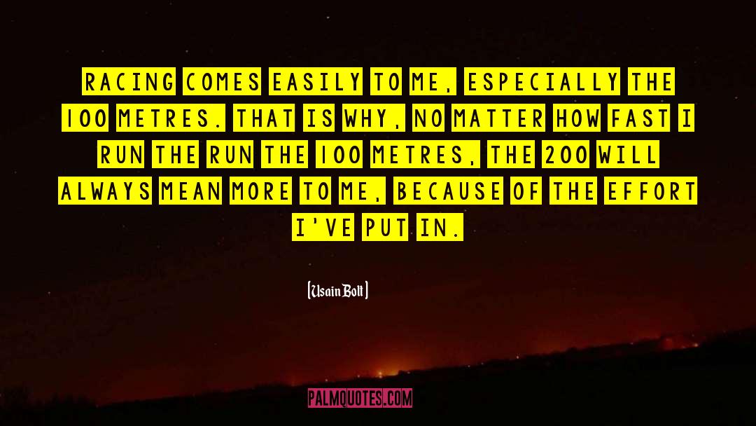 Husene Bolt quotes by Usain Bolt