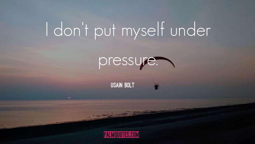 Husene Bolt quotes by Usain Bolt