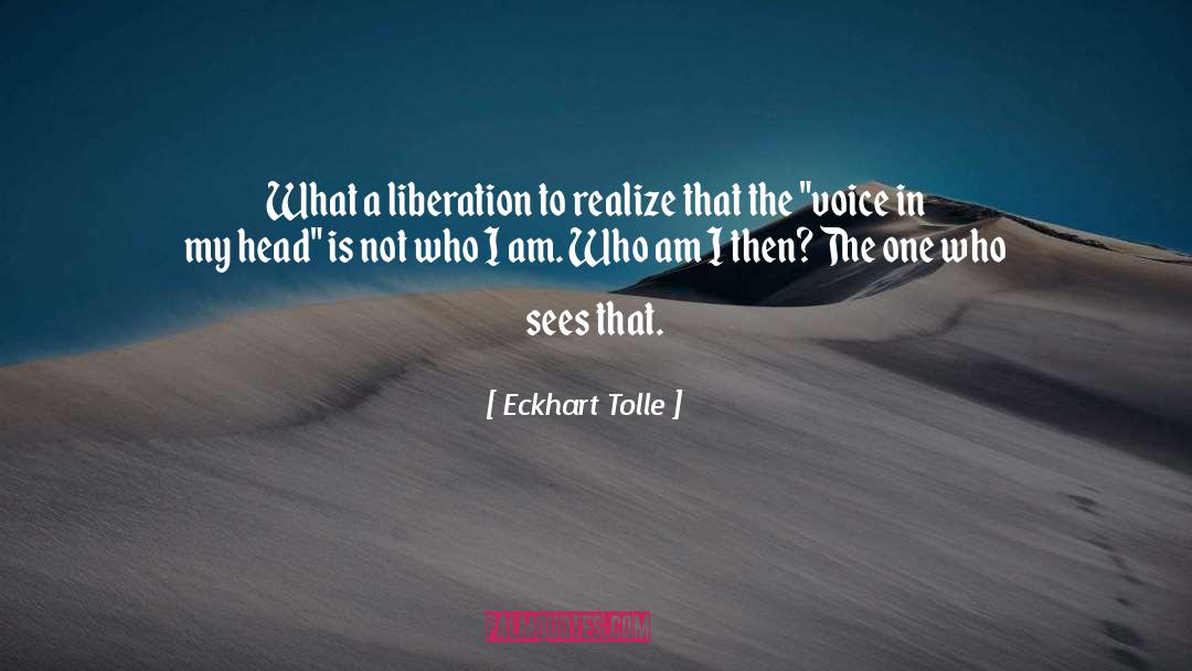 Husky Voice quotes by Eckhart Tolle