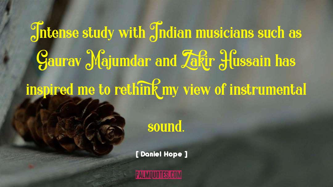 Hussain quotes by Daniel Hope