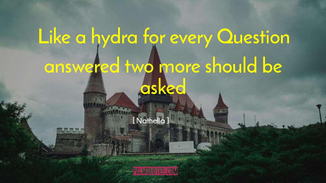 Hydra quotes by Nathella