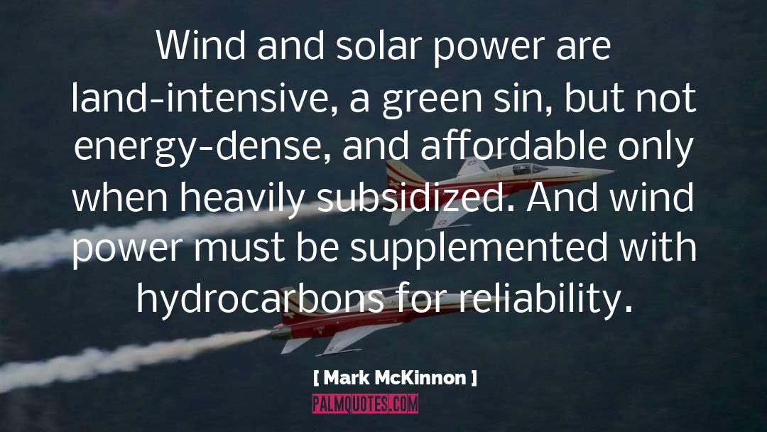 Hydrocarbons quotes by Mark McKinnon