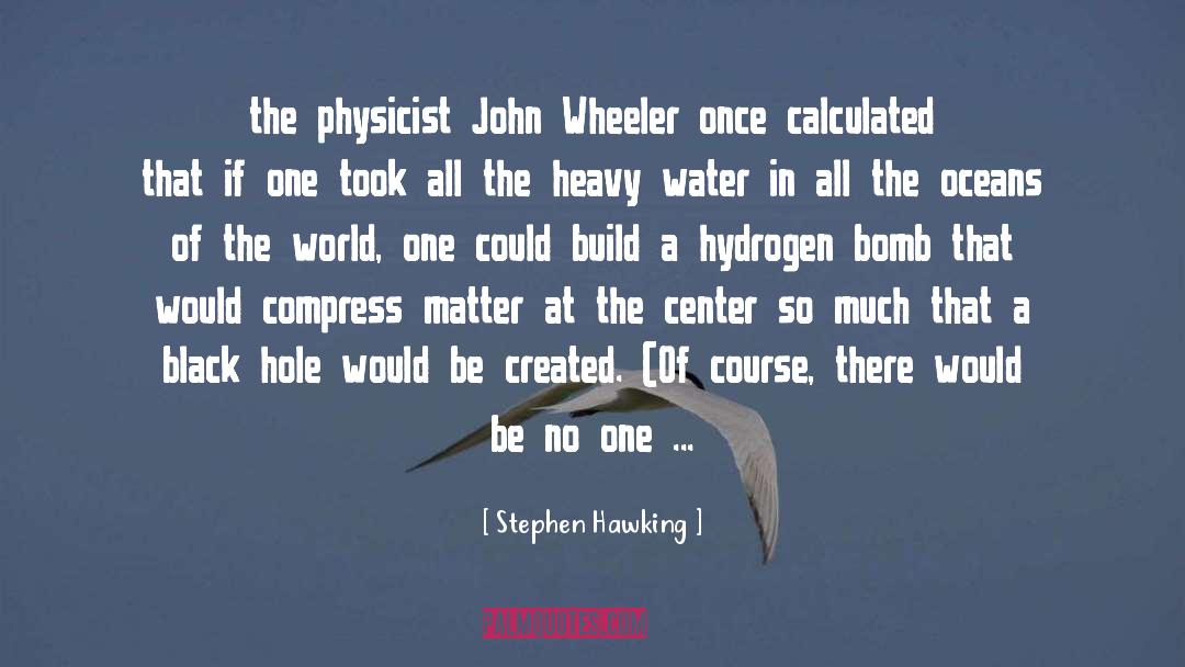 Hydrogen Bomb quotes by Stephen Hawking