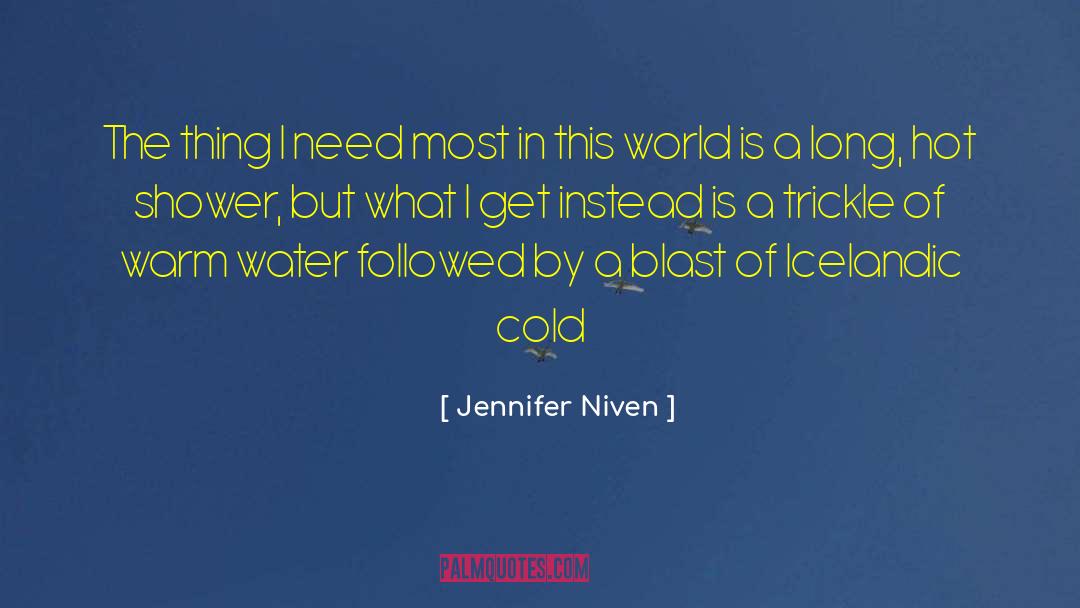 Hydrogenated Water quotes by Jennifer Niven