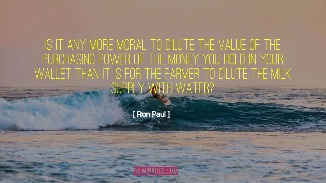 Hydrolysis Of Water quotes by Ron Paul