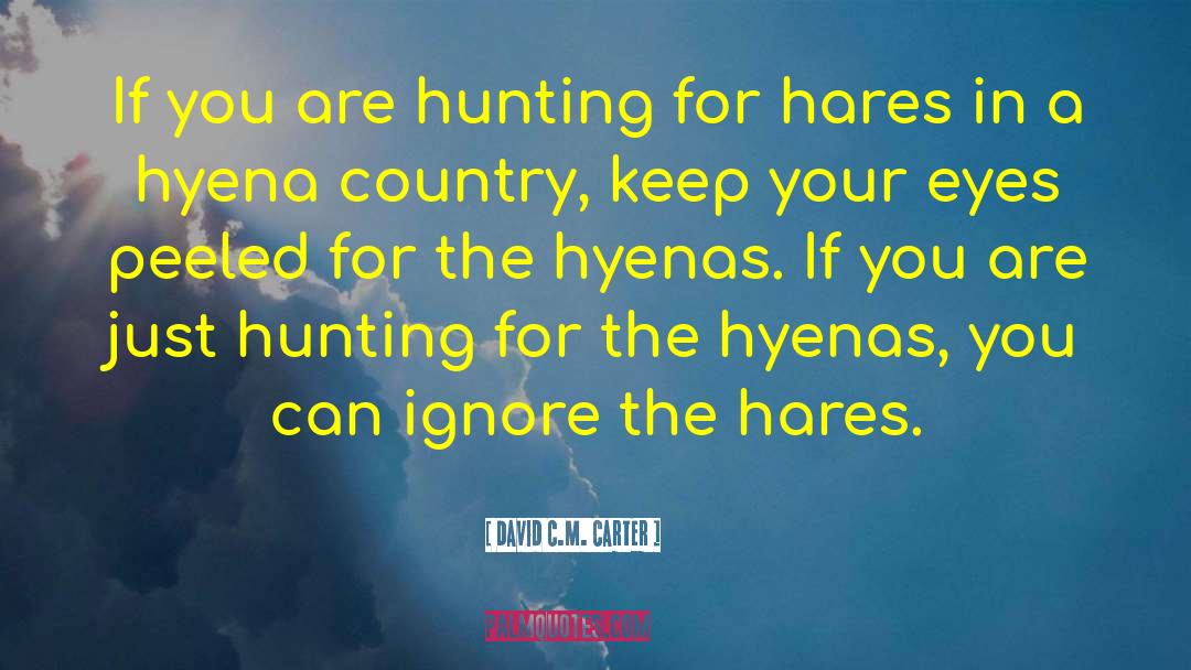 Hyena quotes by David C.M. Carter