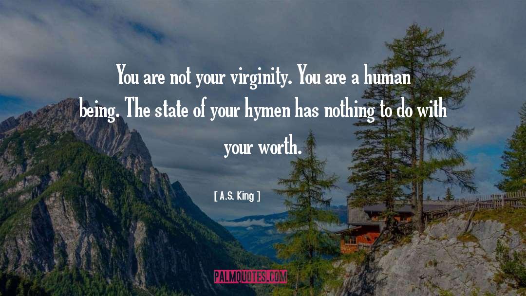 Hymen quotes by A.S. King