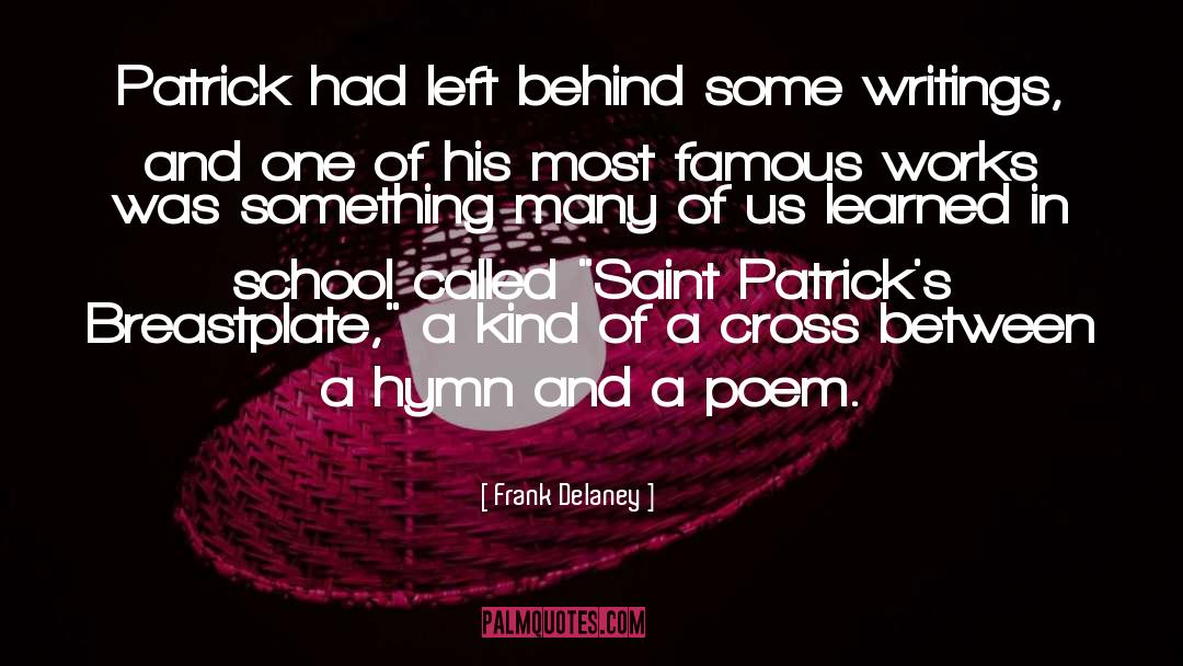 Hymn quotes by Frank Delaney