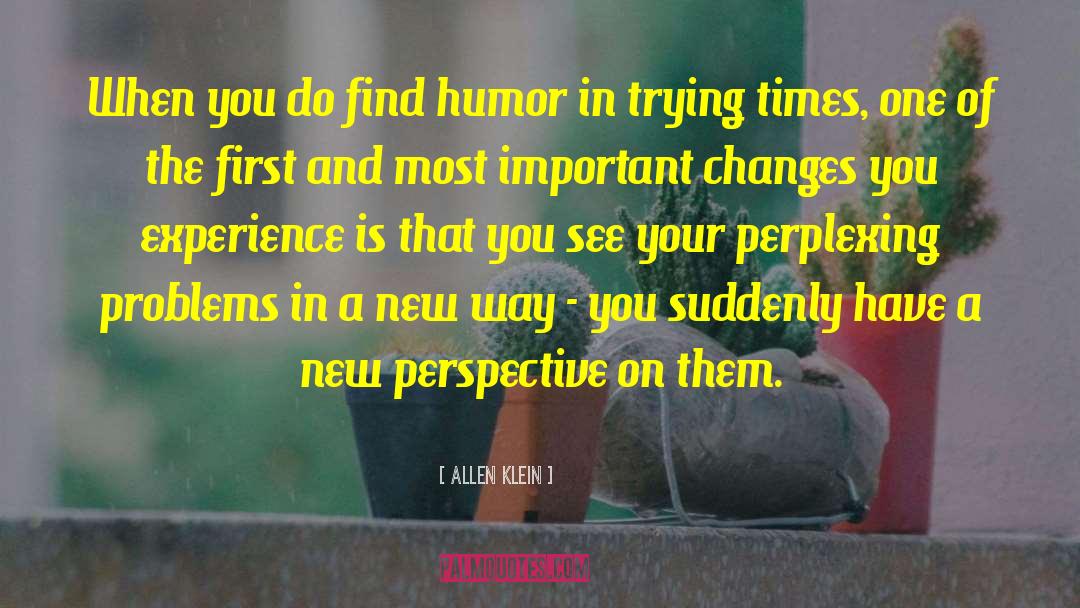 Hyper Humor quotes by Allen Klein
