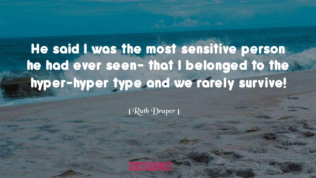 Hyper quotes by Ruth Draper